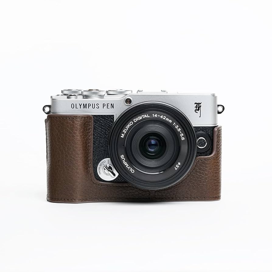 OLYMPUS - 最終値下げOLYMPUS PEN7 カメラケース ブラウン 今期 Amazon.co.jp: SIUTATDSH カメラケース PUレザー 適用 Olympus